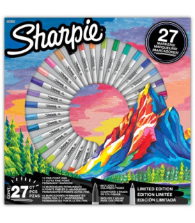 ROTUL.PAPERMATE SHARPIE MARKER CAJA 27