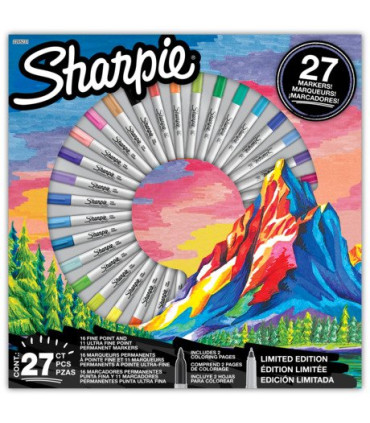 ROTUL.PAPERMATE SHARPIE MARKER CAJA 27