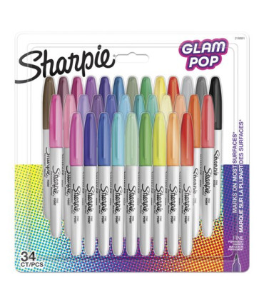 ROTUL.PAPERMATE SHARPIE GLAM B/34