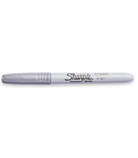 ROTUL.PAPERMATE SHARPIE METALLIC F PLATA