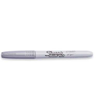 ROTUL.PAPERMATE SHARPIE METALLIC F PLATA