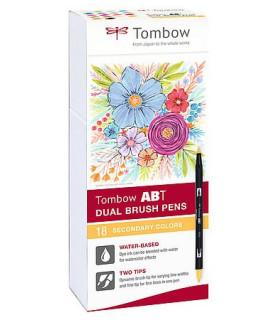 ROTULADOR TOMBOW DOBLE COL.SECUND. E.18