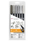 ROTULADOR TOMBOW DOBLE PUNTA PINC. EST 6
