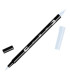 ROTULADOR TOMBOW DOBLE PUNTA PINC. GRIS
