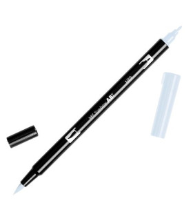 ROTULADOR TOMBOW DOBLE PUNTA PINC. GRIS