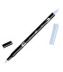ROTULADOR TOMBOW DOBLE PUNTA PINC. GRIS