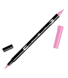 ROTULADOR TOMBOW DOBLE PUNTA PINC. ROSA