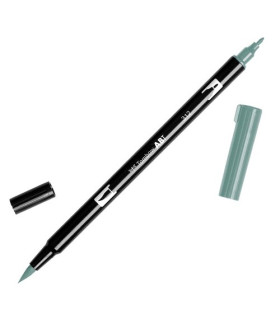 ROTULADOR TOMBOW DOBLE PUNTA PINC. VERDE