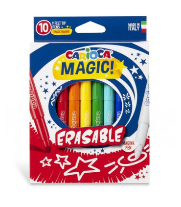 ROTUL.CARIOCA TINTA MAGICA BORRABLE C/10