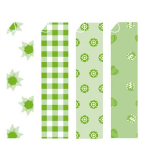 SCRAP.CART. IMPRESA 24x32 VERDE-2 B/8