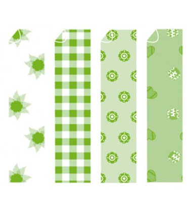 SCRAP.CART. IMPRESA 24x32 VERDE-2 B/8
