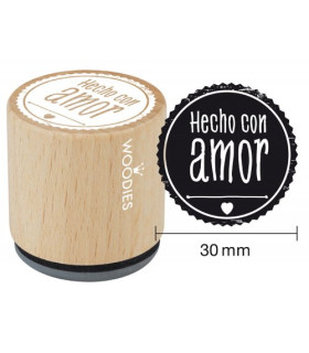 SELLO COLOP WOODIES CON AMOR