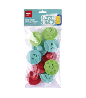 SELLOS APLI GOMA EVA CON MANGO B/10