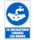 SEÑAL ES OBLIGATORIO LAVARSE MANOS