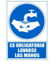 SEÑAL ES OBLIGATORIO LAVARSE MANOS