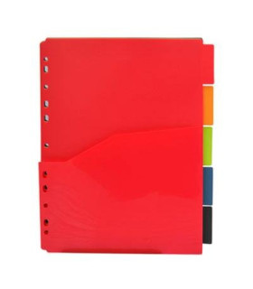 SEPARADORES COLORLINE PP EXTRA A4 5 ps.