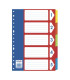 SEPARADORES DOHE CARTON COLORES A4 5 ps.