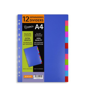 SEPARADORES SENFORT PP A4 12ps.