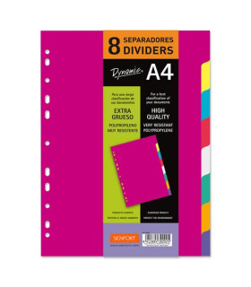 SEPARADORES SENFORT PP A4 8ps.