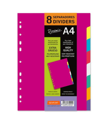 SEPARADORES SENFORT PP A4 8ps.