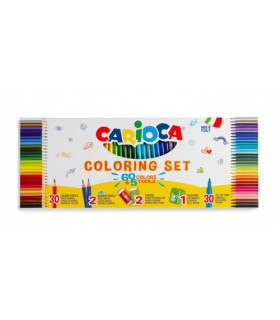 SET CARIOCA COLORING 65 PZAS.