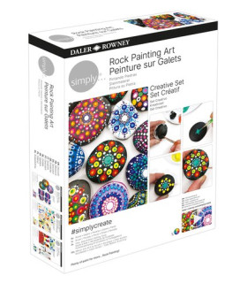 SET DALER ROWNEY CREATIVO ROCK PAINTING