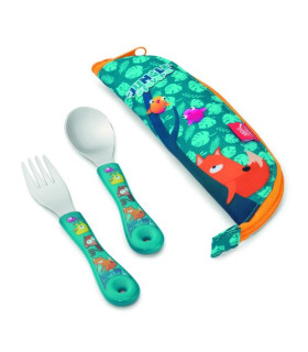 SET CUBIERTOS MAPED JUNGLE FEVVER