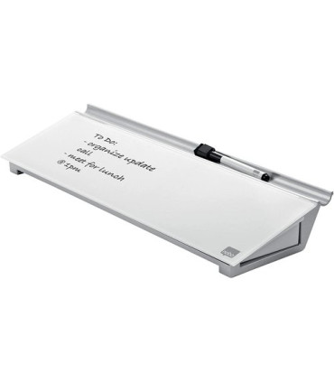 SET ESCRITORIO NOBO CRISTAL BLANCO BRIL.