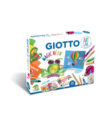 SET JUEGO GIOTTO ART LAB MAGIC NEON