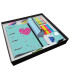 SET PAPELERIA MARIOLA CORAZONES 34 PIEZA