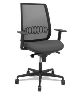 SILLA PIQUERAS ALARES C/BRAZOS GRIS OSCU