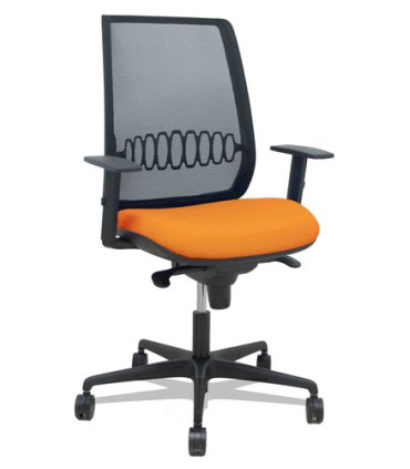 SILLA PIQUERAS ALARES C/BRAZOS NARANJA