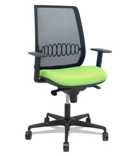 SILLA PIQUERAS ALARES C/BRAZOS PISTACHO