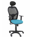 SILLA PIQUERAS ALOCEN NEGRO Y AZUL CIELO