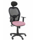 SILLA PIQUERAS ALOCEN NEGRO Y ROSA