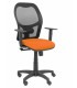 SILLA PIQUERAS ALOCEN C/BRAZ.NARANJA