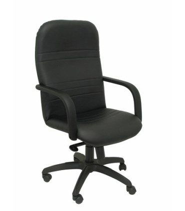 SILLA PIQUERAS LETUR DIRECCION PIEL NEGR