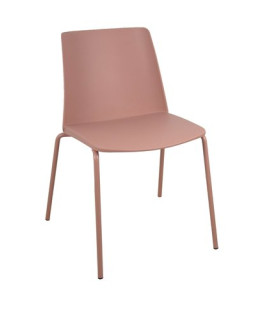 SILLA PIQUERAS ORGAZ CONF.PVC ROSA P/4