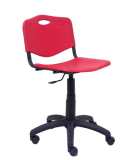 SILLA PIQUERAS ROBLEDO GIRATORIA ROJA