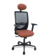 SILLA PIQUERAS ZULEMA C/BRAZ BALI MARRON