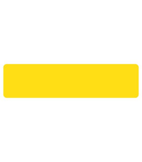 SIMBOLO ADH. SUELO 20x5 AMARILLO B/10