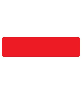 SIMBOLO ADH. SUELO 20x5 ROJO B/10