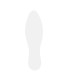 SIMBOLO ADH. FORMA  HUELLA  BLANCO B/10