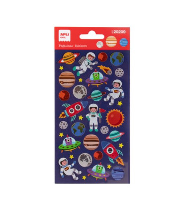 STICKERS APLI (20209) Bl.1h.ESPACIO