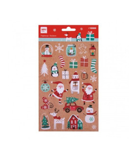 STICKERS APLI (18888) Bl.1h. NAVIDAD KRA