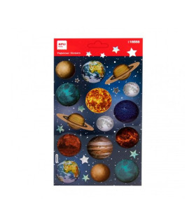 STICKERS APLI (18558) Bl.1h. PLANETAS