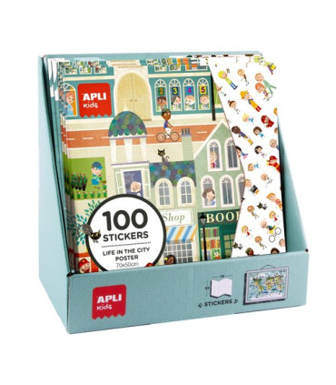 STICKERS GAME POSTER CON PEGATINAS EX.10