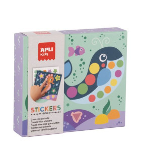 STICKERS GAME CAJA CARTON OCEANO