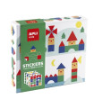 STICKERS GAME CAJA CARTON PUEBLOS