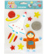 STICKERS ERIK Bl.1h. GEL DECO ASTRONAUTA